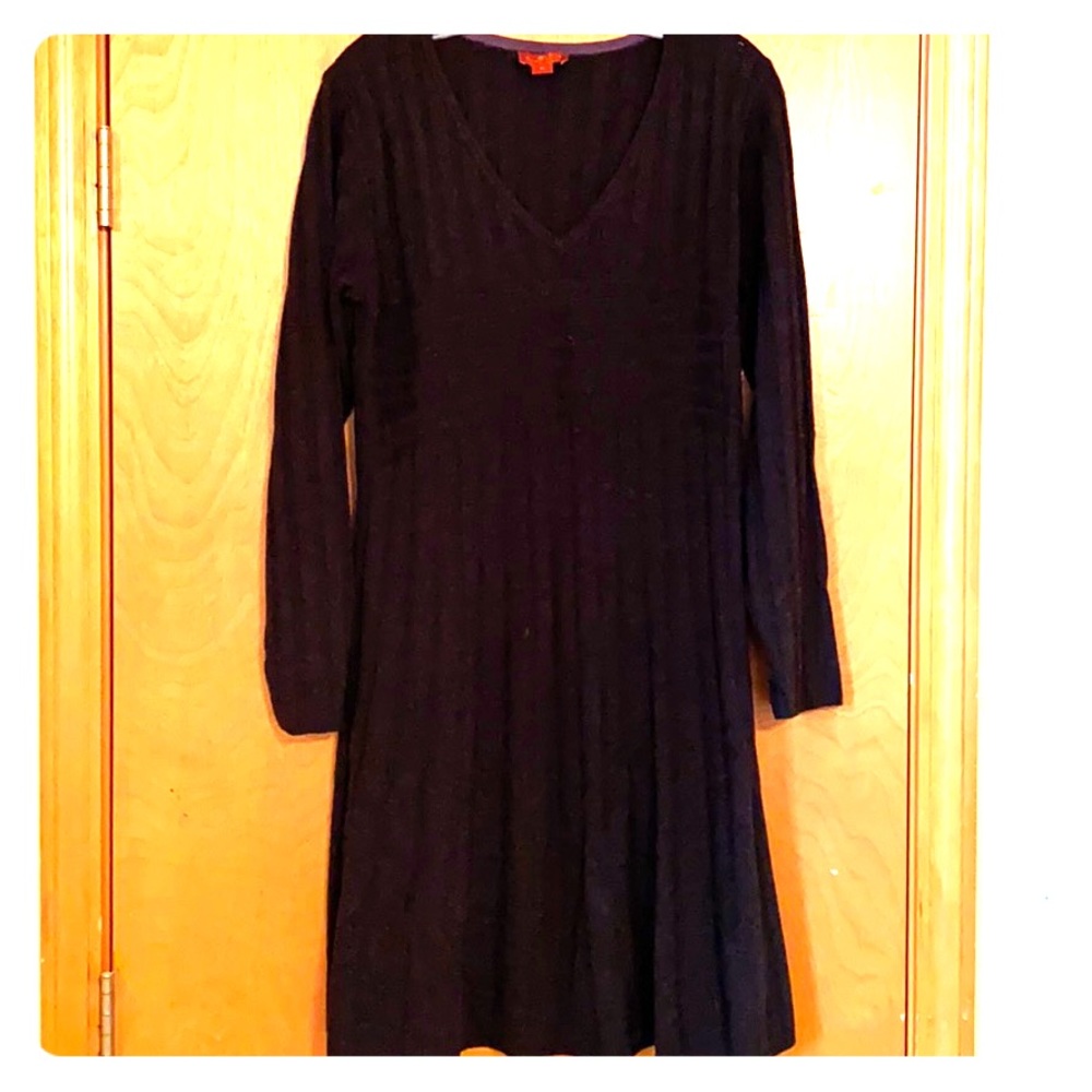 100% merino swing dress